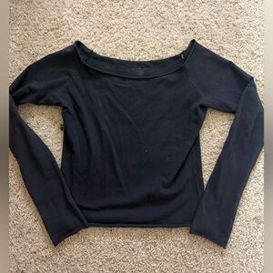 Brandy Melville Black Long Sleeve Top